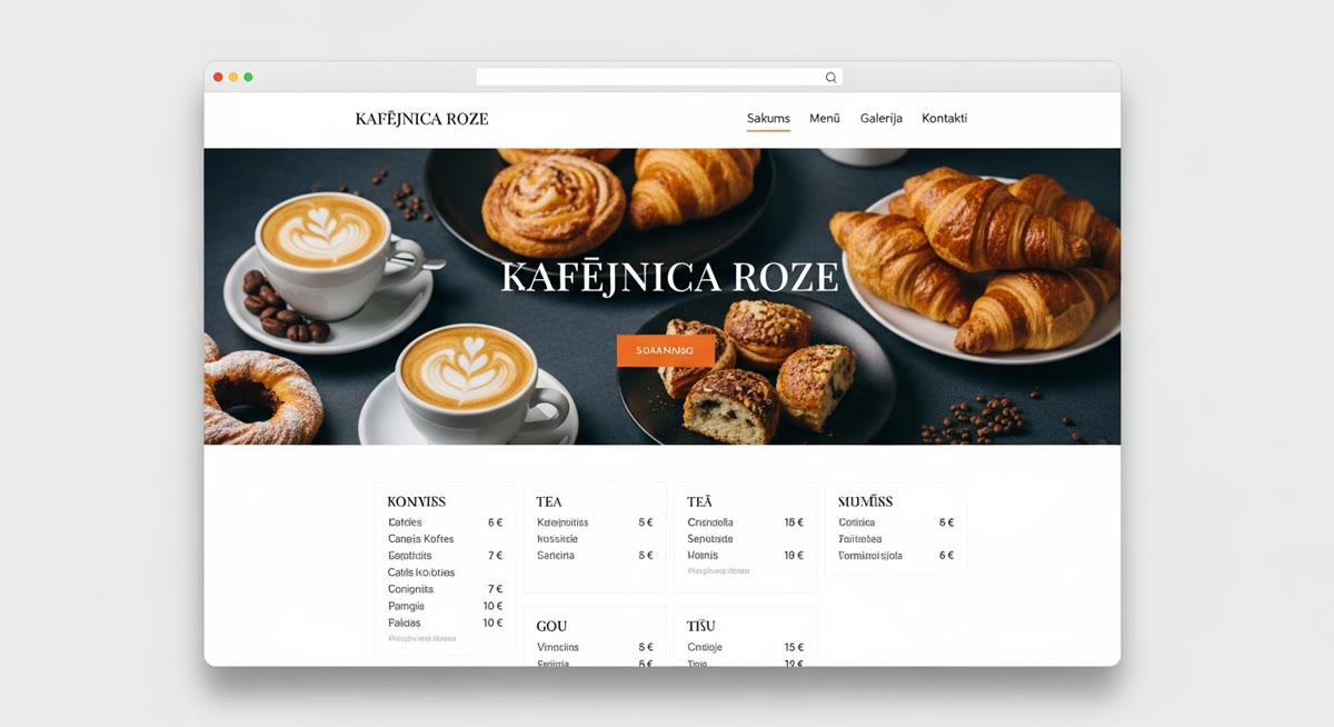 Pēc — moderna premium mājaslapa, ko izstrādāja FORMA