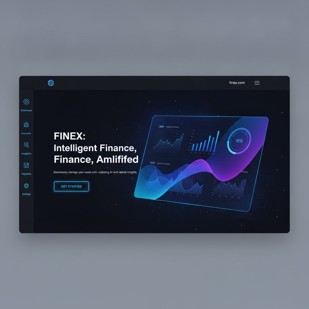 Atlas Finance — fintech landing lapas izstrādes piemērs