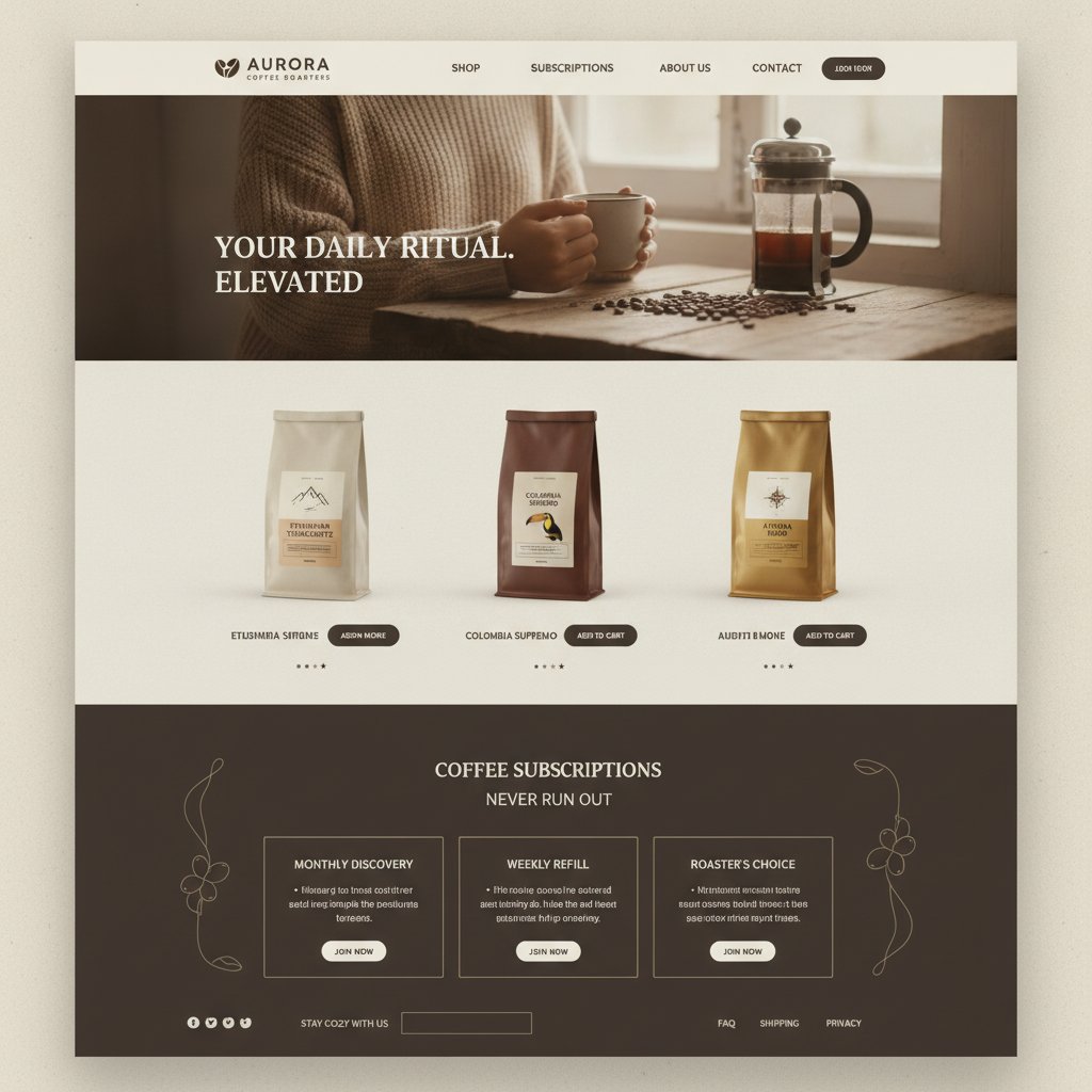 Baltic Coffee — Shopify interneta veikala piemērs