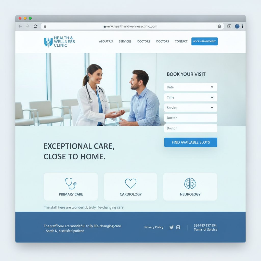 Lumen Clinic — klīnikas mājaslapas izstrādes piemērs